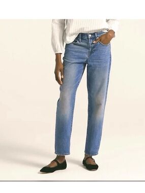 Like New J. Crew Women's Slouchy Boyfriend Jean Sz 27 Tall medium wash